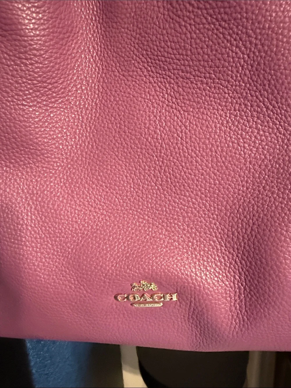 Coach Pebbled Leather Shoulder Bag - Picture 3 of 8